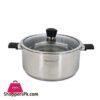 Hp71 32Cm11Ltr Ss Pot With G Lid 4C