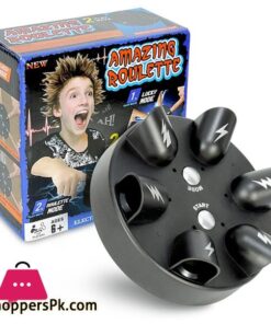 Interesting Electric Finger Game Machine Children Electric Shocking Tool Black