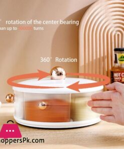 Kitchen Multifunctional Spice Dispenser 360 Rotating Large Capacity Spice Seasoning Box 53 Kitchen Multifunctional Spice Dispenser 360 Rotating Large Capacity Spice Seasoning Box