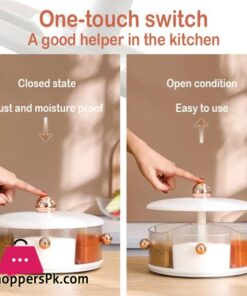 Kitchen Multifunctional Spice Dispenser 360 Rotating Large Capacity Spice Seasoning Box 54 Kitchen Multifunctional Spice Dispenser 360 Rotating Large Capacity Spice Seasoning Box