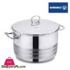 Korkmaz Mega Stainless Steel Casserole Pot 28X17 Cm Turkey Made