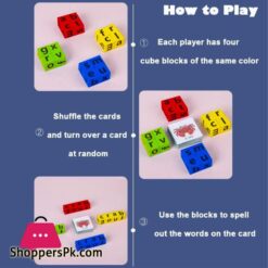 Odeez Learn And Play Alphabet Spelling Game For Kids 2 To 4 Players