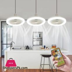 Modern Quiet Comfortable Ceiling Fan With Light And Remote Control Household Kitchen Bedroom Living Room Ceiling Fan Lights