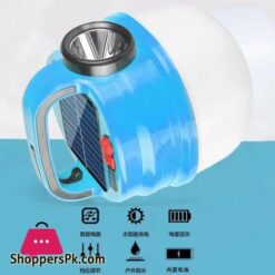 Wholesaleledrechargeable Spherical Camping Lamp Solar Bulb Camping Lantern Household Indoor Emergency Lighting Lamp Super Bright