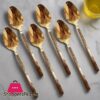 Table Spoon Set Of 6Pcs Gold Dy-001