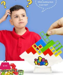 Odeez Tetra Tower Balance Games Stacking Team Building Blocks Board Game For Kids Family Balancing Blocks Board Games Stacking Fun Toy For Children
