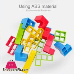 Odeez Tetra Tower Balance Games Stacking Team Building Blocks Board Game For Kids Family Balancing Blocks Board Games Stacking Fun Toy For Children