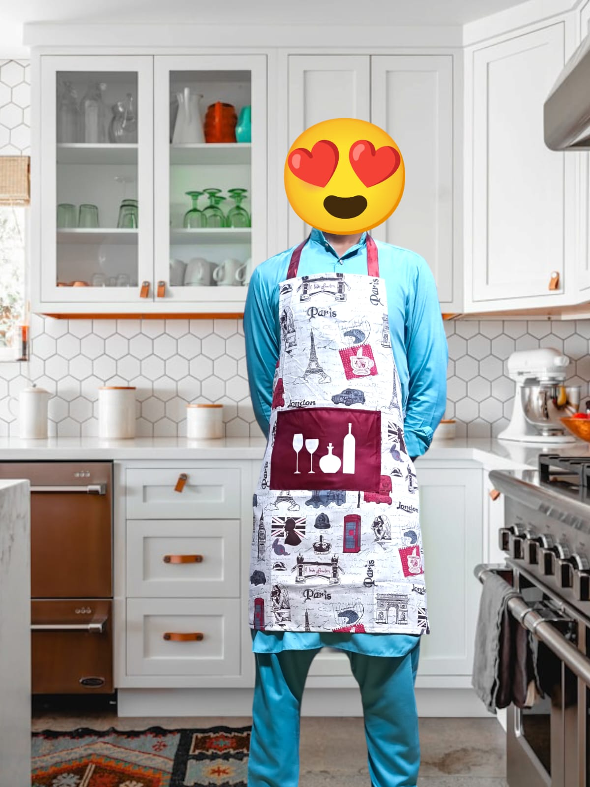 Apron Kitchen Apron Printed Fancy Kitchen Apro