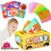 Baby Toy 6 Months Sensory Toy Baby Tissue Box Toy With 3 Square Towels 8 Coloured Gauze Contrast Toy Baby Gift Boys Girls 3 6 9 12 Months Gifts For Birth