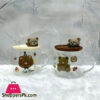 Bear Mug Transparent Glass Mug Lid &Amp; Glass Straw