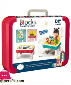 Blocks Creative Table Building Blocks Table Drawing Board 58Pcs 11 Blocks Creative Table Building Blocks Table Drawing Board 58Pcs - Image 4