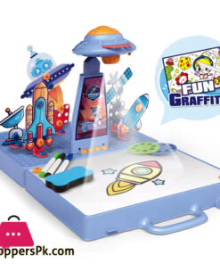Children Projection Drawing Board Add Assembly Kit kids Early Learning Toy Space Theme Toy for Kids