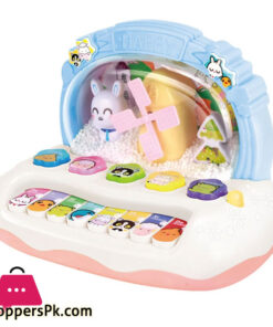 Children's Musical Piano Toys Montessori Musical Instrument Baby Keyboard Toy with Glow Snowflake Educational Toy for Kids