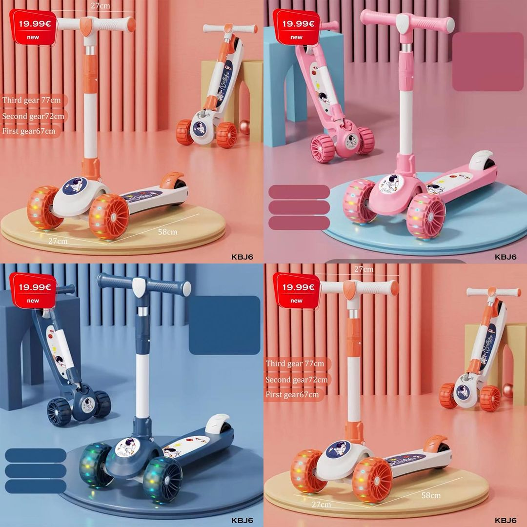 Children'S Scooters Kick Scooty 2540 4 Children'S Scooters Kick Scooty 2540