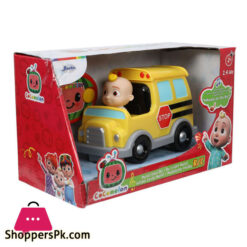 Cocomelon + Schoolbus Cocomelon School Bus, Yellow And Green Cocomelon Bus Cake Topper Decoration