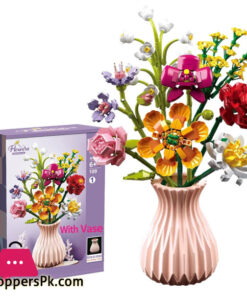 Cute Mini Flower Bouquet Building Sets, Bricks Artificial Flowers with Vase DIY Unique Decoration Home, 756 Pieces Botanical Collection and Table Art for Adults, Ages 6-12 years Old Girl for Gift