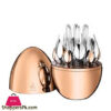 Egg Cutlery/Fork Holder 6Pcs Rose Gold Cc-018