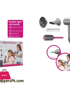 Electric 2 In 1 Hairdryer With Light &Amp; Sound For Girls 5 Electric 2 In 1 Hairdryer With Light &Amp; Sound For Girls - Image 2