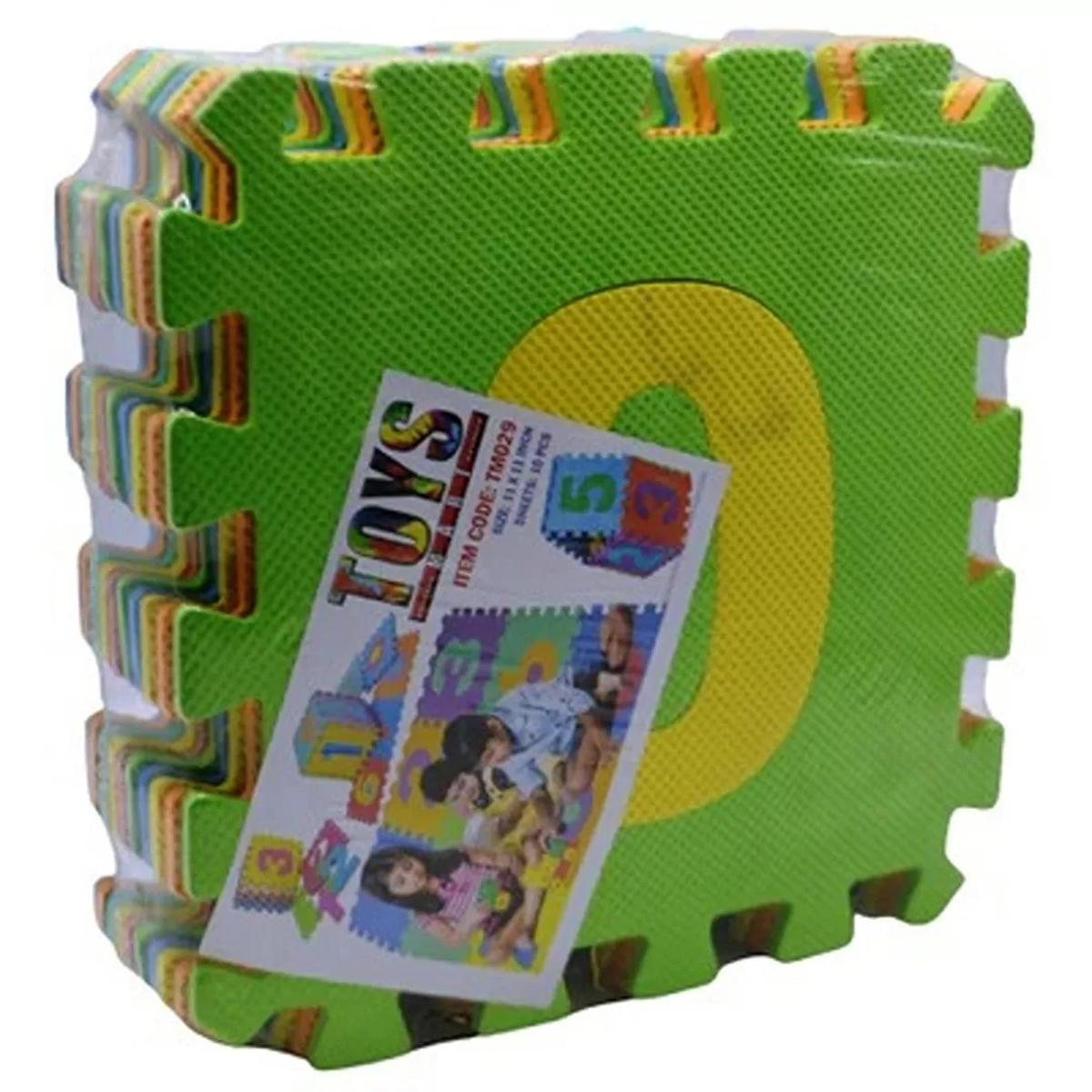 Eva Foam Mat Puzzle Toy Mat 0 To 9 Pieces 30 X 30 X 1 Cm A-Slice