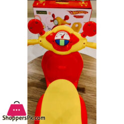 Ever Green Vespa Bike With Ket Start Light Music Push Car