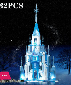 Frozen Castle Ice Snow Castle Building Blocks Fairy Tale Princess Magic Castle Building Model Bricks 8 Frozen Castle Ice Snow Castle Building Blocks Fairy Tale Princess Magic Castle Building Model Bricks - Image 2