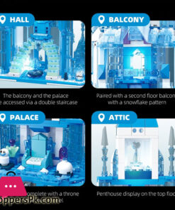 Frozen Castle Ice Snow Castle Building Blocks Fairy Tale Princess Magic Castle Building Model Bricks 11 Frozen Castle Ice Snow Castle Building Blocks Fairy Tale Princess Magic Castle Building Model Bricks - Image 5