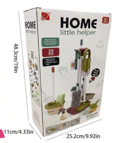 Home Little Helper Kids Cleaning Set Child Size Little Housekeeping Supplies Cleaning Toys Gift For Toddlers Include Broom Mop Duster Dustpan