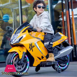 Kids Ride On Hayabusa Electric Bike Motorcycle Battery Powered Toy For Kids To Drive