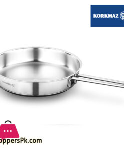 Korkmaz Perla Stainless Steel Fry Pan 24x5cm