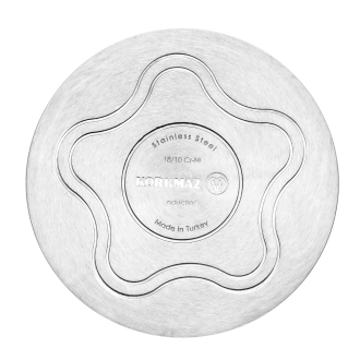 Korkmaz Perla Stainless Steel Fry Pan 24X5Cm