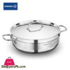 Korkmaz Stainless Steel Alfa Short Casserole 30X10 Cm