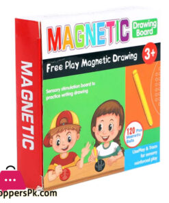 Magnetic Drawing Board Ball Sketch Pad Tablet with Magnet Pen Kids Learning 120 Magnet Balls