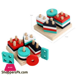 Multicolor Wooden Educational Toys