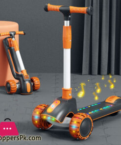 New Model Anti-Rollover Kick Scooter for Kids