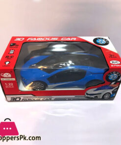Remote Control Chargeable 3D Famous Car with Flashing Light