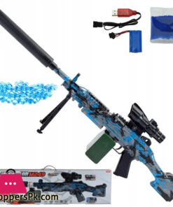 Rifle Automatic Machine Gun Gel BBs Huge Magazine