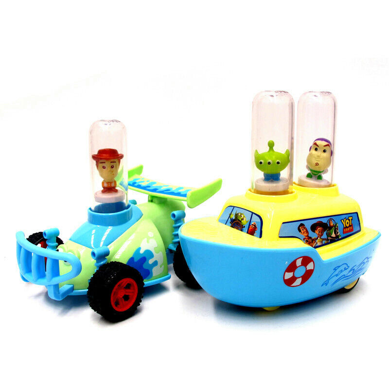 Toy Story Woody Buzz Alien The Magic Car Boat Fun Push Vehicle Figures Kids Play
