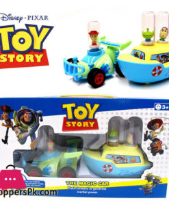 Toy Story Woody Buzz Alien The Magic Car Boat Fun Push Vehicle Figures Kids Play