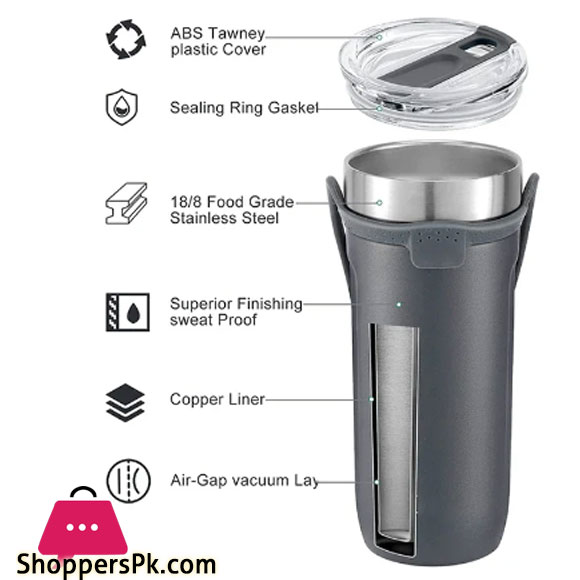 Tumbler Thermal Insulation Stainless Steel Vacuum Flasks Double Wall Drinkware 710Ml