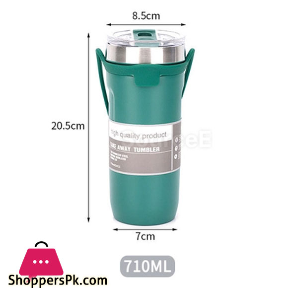 Tumbler Thermal Insulation Stainless Steel Vacuum Flasks Double Wall Drinkware 710Ml