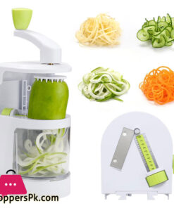 Vegetable Slicer 4 in 1 Rotating Blades Vegetable Cutter Slicer Spiralizer