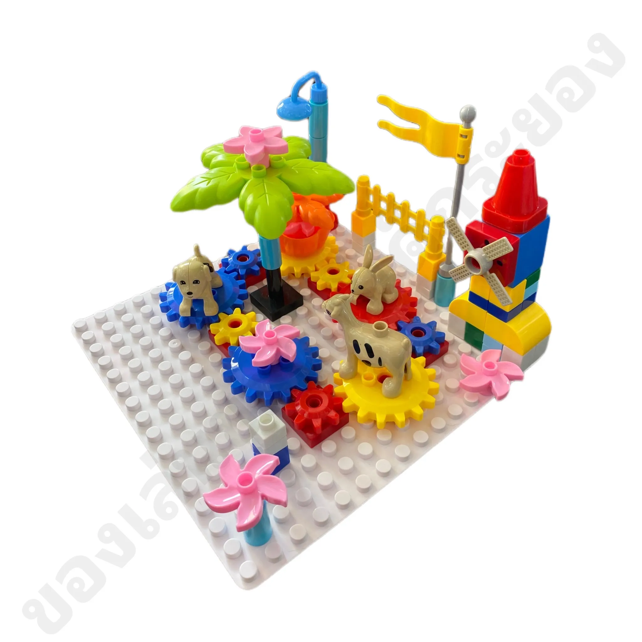 Wisdom Zoo Blocks Diy Assembling Building Blocks 97 Pcs