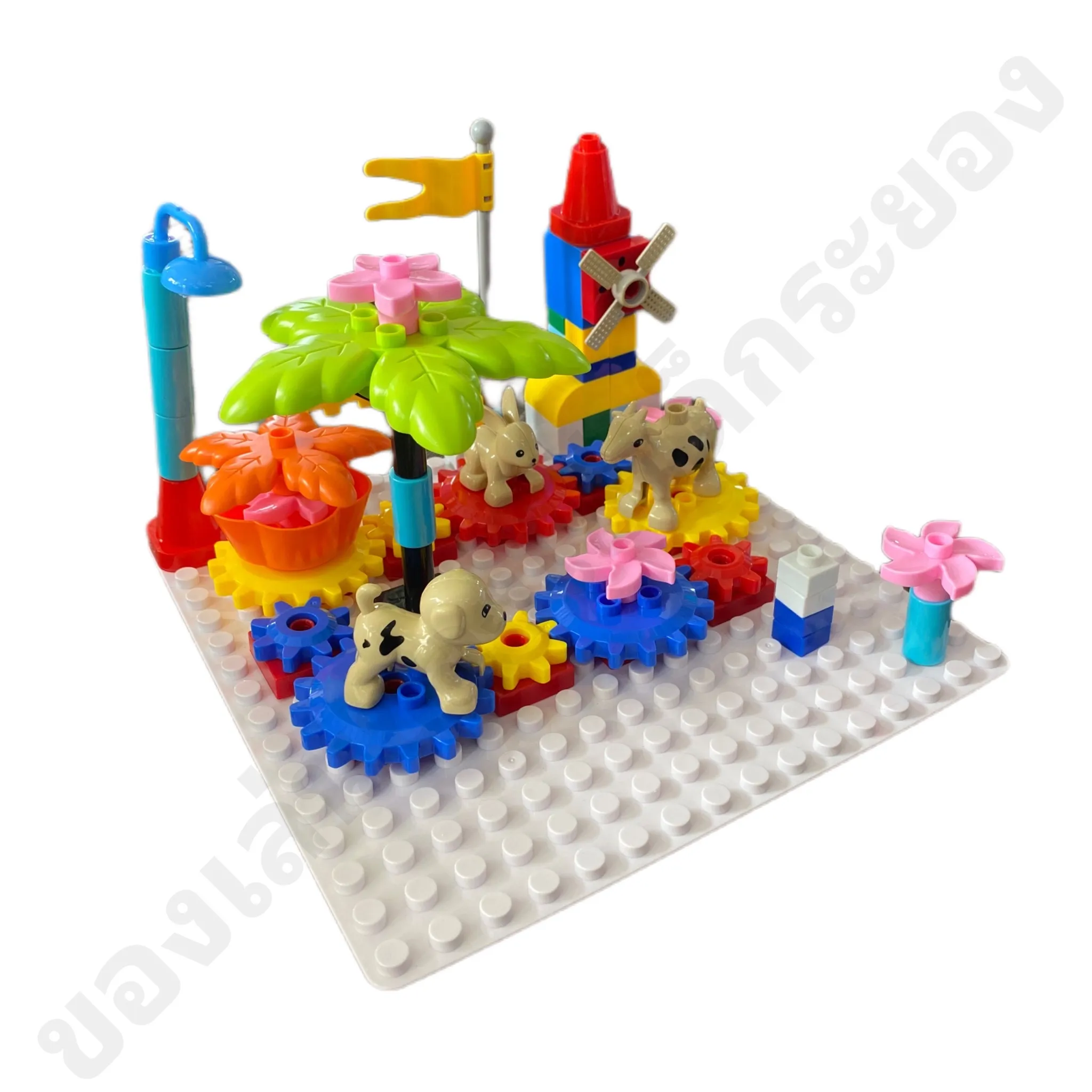 Wisdom Zoo Blocks Diy Assembling Building Blocks 97 Pcs