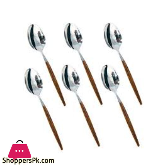 Wooden Handle Tea Spoon 6Pcs Set Dy-015 3 Wooden Handle Tea Spoon 6Pcs Set Dy-015