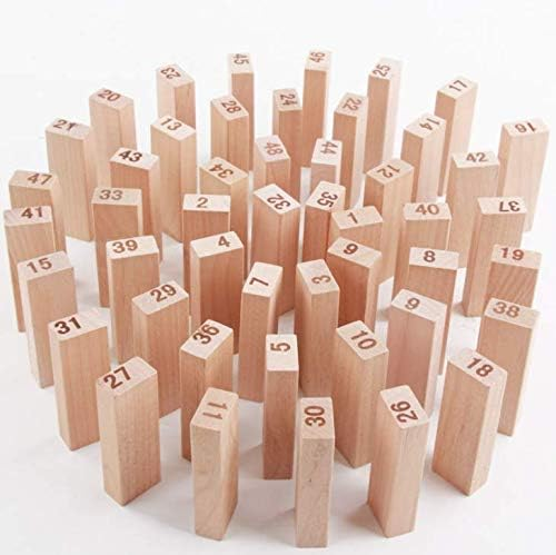 Wooden Stacking Board Games Tumble Tower Building Blocks Set