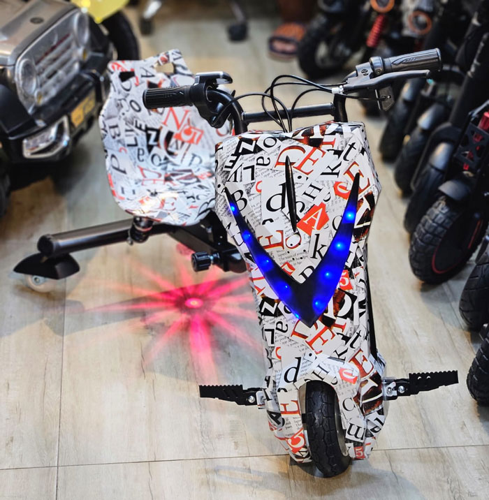 3 Wheel Electric Kids Drifting Scooter Drifter Trike Flexible Smart 36V Drifting Scooter Car Go Kart