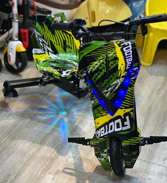 3 Wheel Electric Kids Drifting Scooter Drifter Trike Flexible Smart 36V Drifting Scooter Car Go Kart