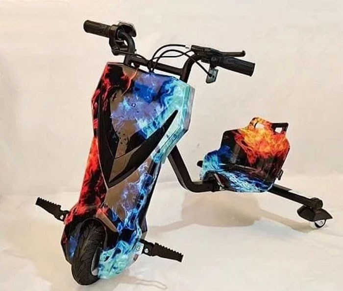 3 Wheel Electric Kids Drifting Scooter Drifter Trike Flexible Smart 36V Drifting Scooter Car Go Kart