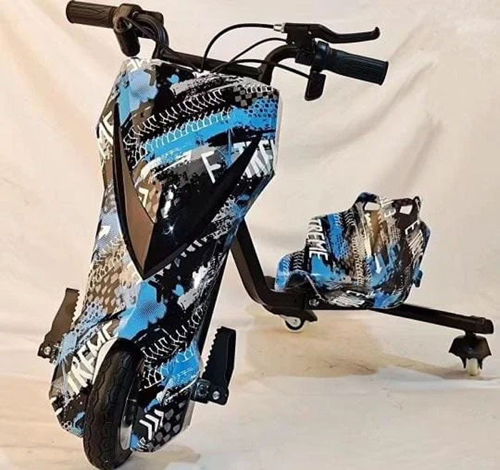 3 Wheel Electric Kids Drifting Scooter Drifter Trike Flexible Smart 36V Drifting Scooter Car Go Kart