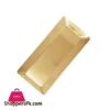 Stainless Steel Gold Hammered Rectangle Decorative Tray Long GST2030